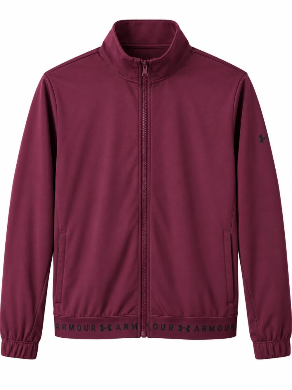 Under Armour Women’s Medium Burgundy Full Zip Athletic Track Jacket